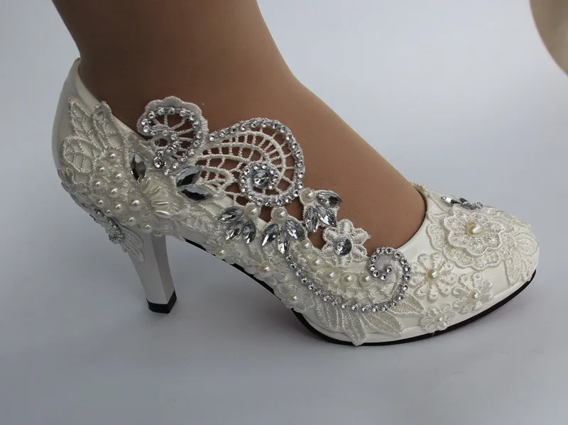 Lace Ballet Wedding Shoes, Handmade Wedding high heel,Shoes Crystals and Pearls, Wedding Shoe
Lace Ballet Wedding Shoes, Handmade Wedding high heel,Shoes Crystals and Pearls, Wedding Shoe