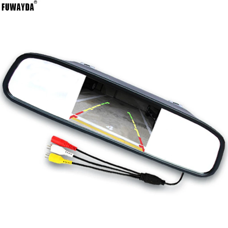 Автомобильное зеркало заднего вида FUWAYDA с монитором 4 3 дюйма камера SONY CCD HD Видео