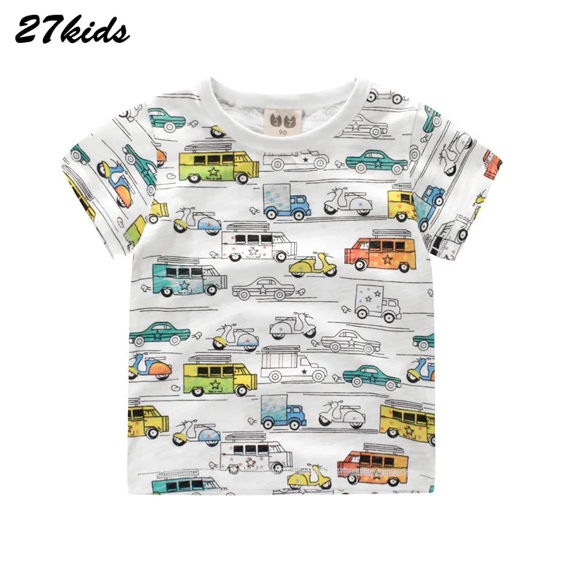27kids 2-9Years Cartoon Car Summer Boy's T Shirt New Baby Kids Boys Tops Tees T-Shirt Cotton Children Short Sleeve T Shirts
27kids 2-9Years Cartoon Car Summer Boy's T Shirt New Baby Kids Boys Tops Tees T-Shirt Cotton Children Short Sleeve T Shirts