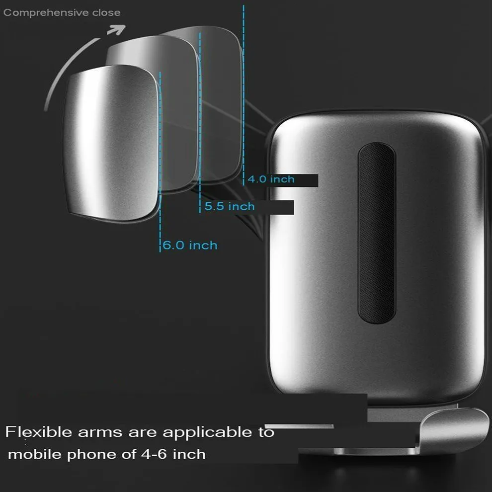 Гравитационный автомобильный держатель Vogek подставка для iPhone Samsung телефона с