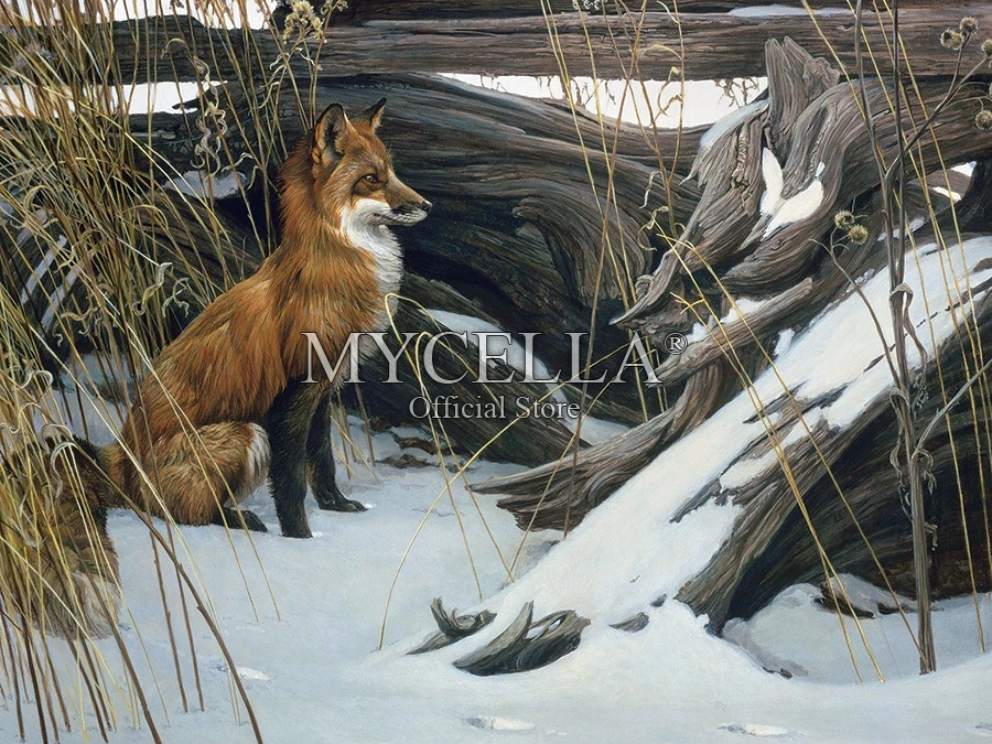 Full Diamond Embroidery Wild Life Winter fox 5D Diy Diamond Painting Cross Stitch Diamond Mosaic Home Decor Craft Kits Posters
Full Diamond Embroidery Wild Life Winter fox 5D Diy Diamond Painting Cross Stitch Diamond Mosaic Home Decor Craft Kits Posters