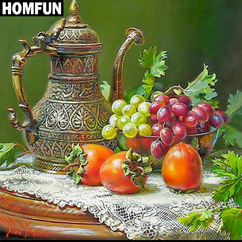 HOMFUN Full Square/Round Drill 5D DIY Diamond Painting "Fruit teapot" Embroidery Cross Stitch 5D Home Decor Gift A06144
HOMFUN Full Square/Round Drill 5D DIY Diamond Painting "Fruit teapot" Embroidery Cross Stitch 5D Home Decor Gift A06144