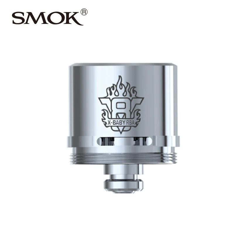 6 шт./лот электронных сигарет Smok TFV8 X-Baby катушки M2/T6/Q2/X4 РБА Core двойной головкой для X