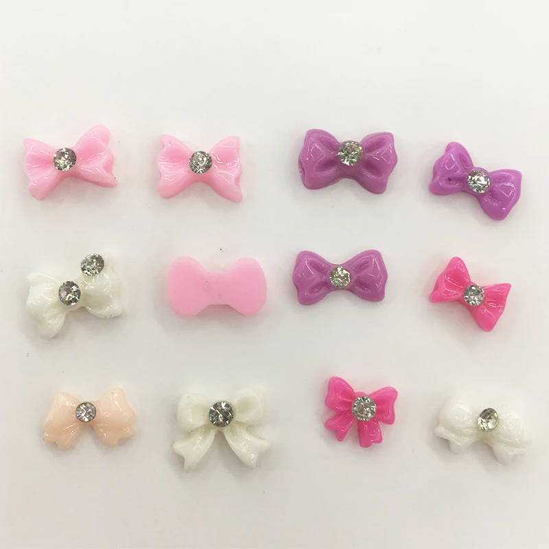 LEAMX 50pcs/bag 3D Resin Bow Decoration With Rhinestone Nail Art Jewelry Acrylic Bowknot Design Nail Art Decor Nails Charms L485
LEAMX 50pcs/bag 3D Resin Bow Decoration With Rhinestone Nail Art Jewelry Acrylic Bowknot Design Nail Art Decor Nails Charms L485