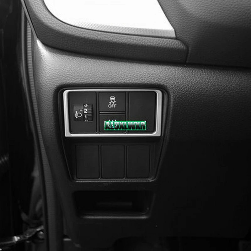 Interior Refit Products Chromium Decoration Stainless Steel for Honda CRV CR-V 2017 2018 2019 Headlight Switch Frame Cover
Interior Refit Products Chromium Decoration Stainless Steel for Honda CRV CR-V 2017 2018 2019 Headlight Switch Frame Cover