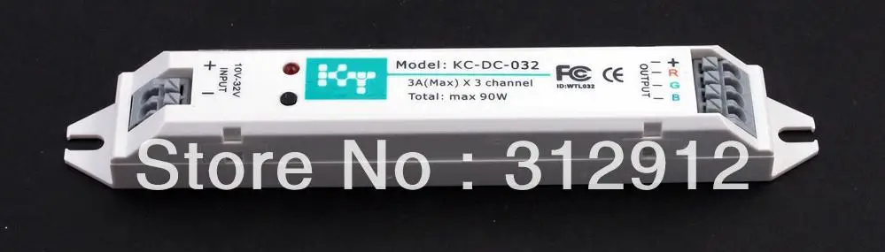 KC-DC-032(play-III);Receptor for KS-RGB-03 rgb play IIII controller;DC12-32V input,max 5A*3 channel output
KC-DC-032(play-III);Receptor for KS-RGB-03 rgb play IIII controller;DC12-32V input,max 5A*3 channel output