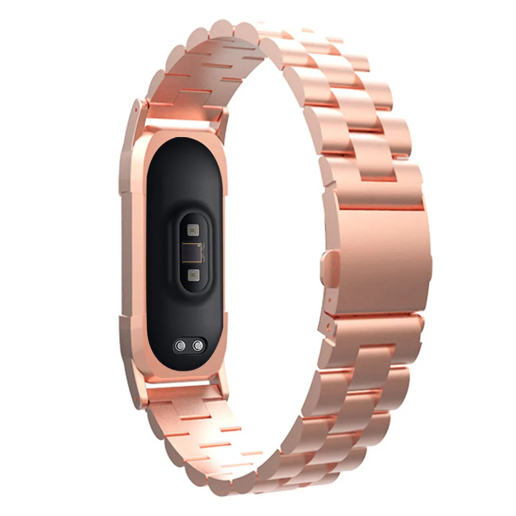 Модные Простые аксессуары для часов Xiaomi Mi Band 4 сменный Браслет из нержавеющей