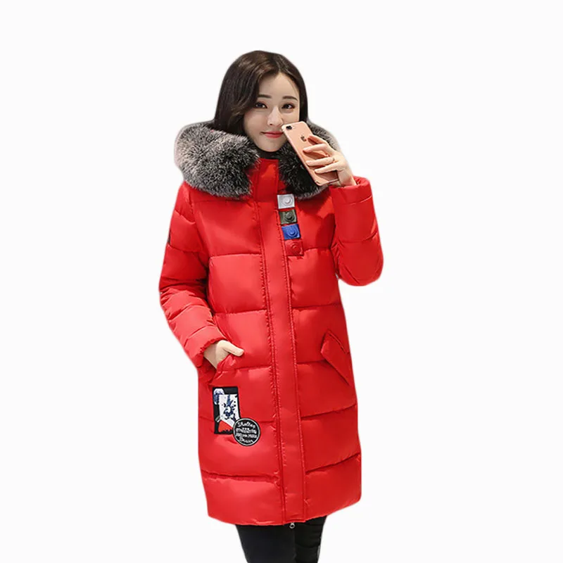 2017 NEW WOMEN WINTER JACKER MID-LENGTH LARGE FUR COLLAR HOODED THICK WARM FEMALE PARKA COTTON WADDED COAT HIGH QUALITY ZL636
2017 NEW WOMEN WINTER JACKER MID-LENGTH LARGE FUR COLLAR HOODED THICK WARM FEMALE PARKA COTTON WADDED COAT HIGH QUALITY ZL636
