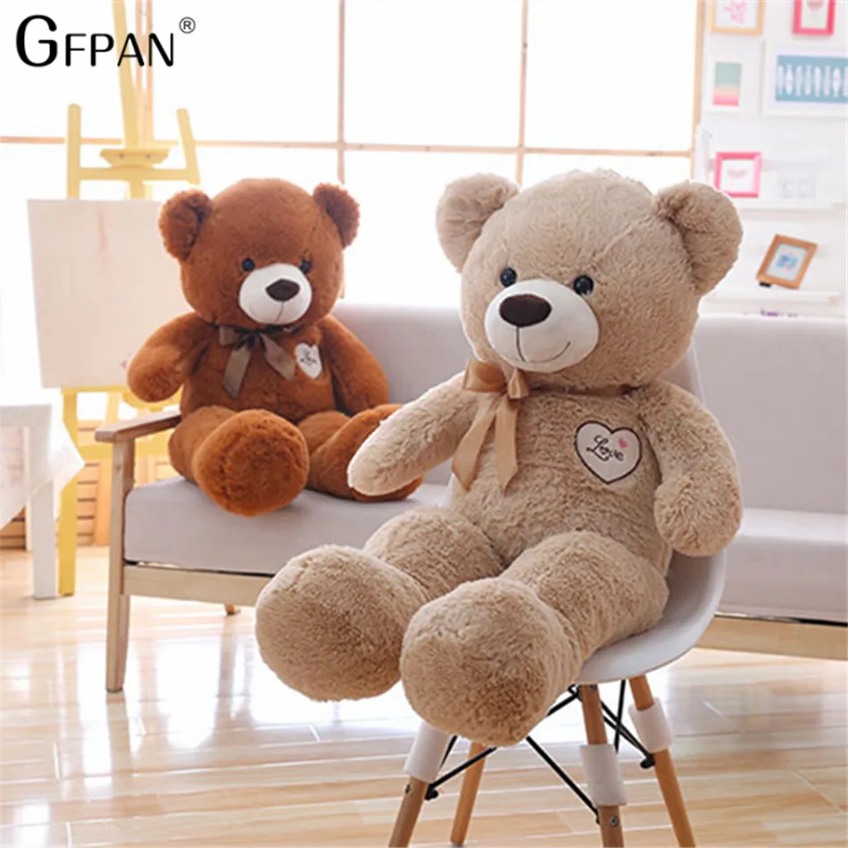 90/110cm New Giant Bear Stuffed Teddy Bear with Bowknot Classical Doll soft Plush Toy Birthday Gifts For Girlfriends Hot Sell
90/110cm New Giant Bear Stuffed Teddy Bear with Bowknot Classical Doll soft Plush Toy Birthday Gifts For Girlfriends Hot Sell