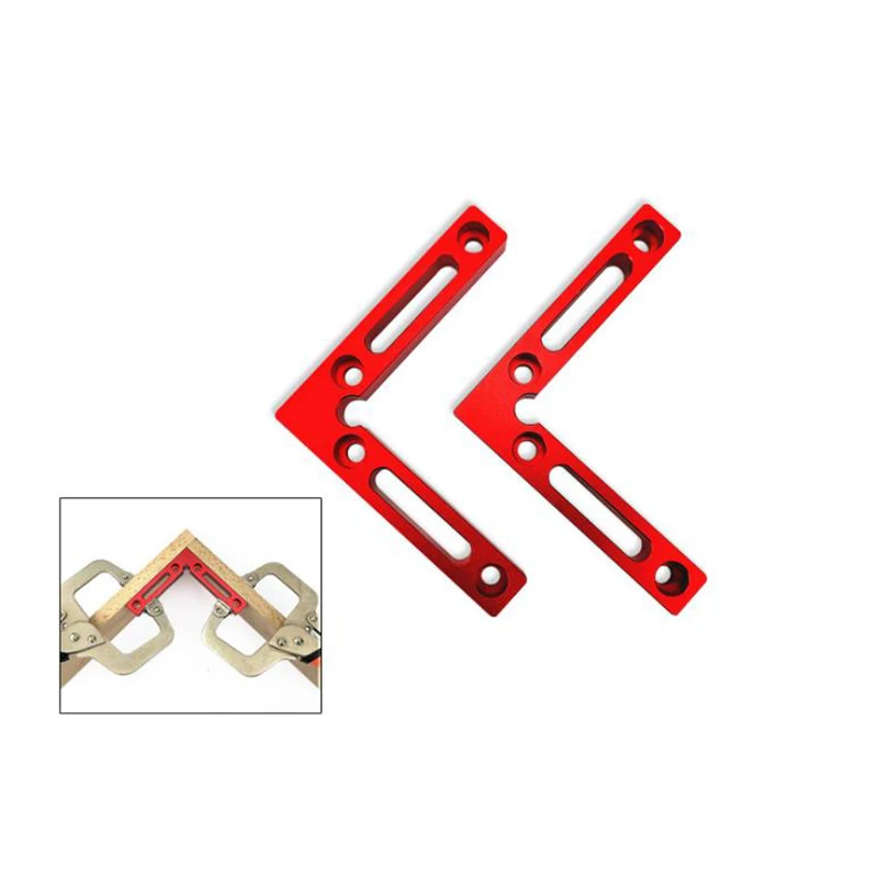 90 Degree Positioning Squares 120x120mm L Block Square Right Angle Clamps Aluminium Alloy Woodworking Carpenter Tool
90 Degree Positioning Squares 120x120mm L Block Square Right Angle Clamps Aluminium Alloy Woodworking Carpenter Tool
