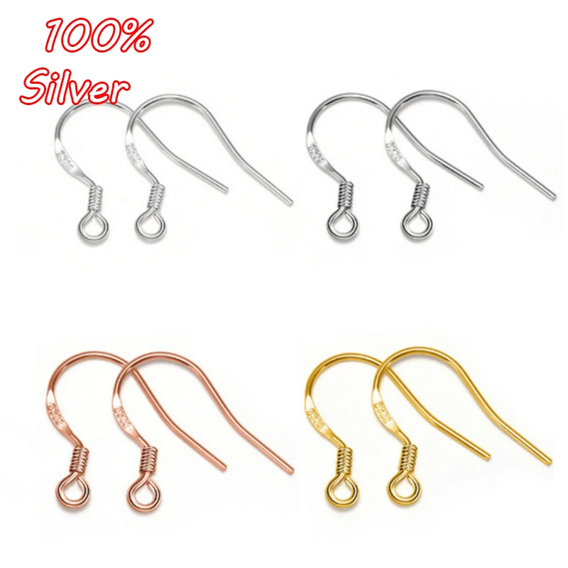 2pair 925 Sterling Silver Flat Word Ear Hook Accessories Ladies Earrings Plated Gold DIY Sterling Silver Accessories Wholesale
2pair 925 Sterling Silver Flat Word Ear Hook Accessories Ladies Earrings Plated Gold DIY Sterling Silver Accessories Wholesale