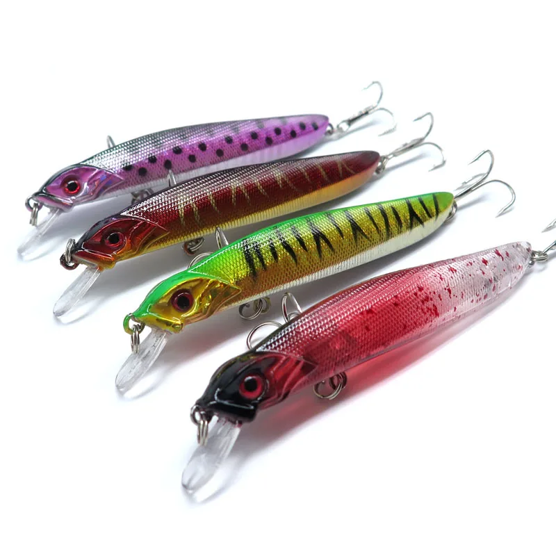 4 piece minnow fishing lure 11cm/8.5g Artificial jerk bait Plastic Hard plastic Lure Fishing Bait pesca
4 piece minnow fishing lure 11cm/8.5g Artificial jerk bait Plastic Hard plastic Lure Fishing Bait pesca