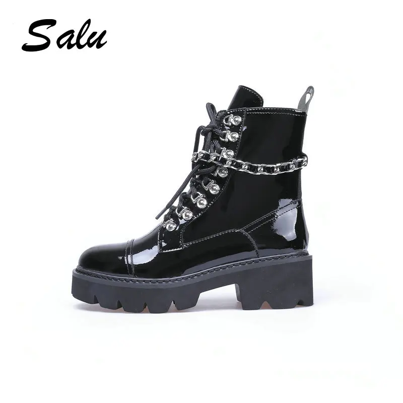 Snow Ankle Boots woman 2020 new Women's Winter Boots Shoes Luxury Black Genuine Leather Buckle Decoration Brand Fashion Style
Snow Ankle Boots woman 2020 new Women's Winter Boots Shoes Luxury Black Genuine Leather Buckle Decoration Brand Fashion Style