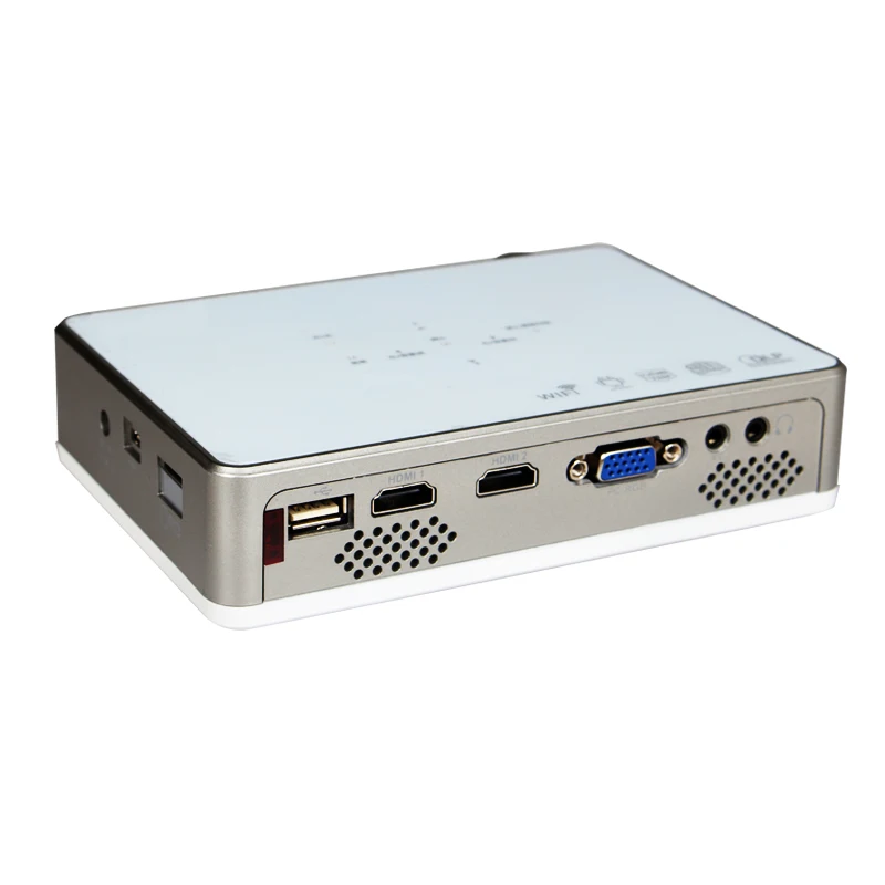 Бизнес Обучение 3D Android 4.4 Проектор DLP WIFI Беспроводной 1280*800 Домашний Кинотеатр Мини