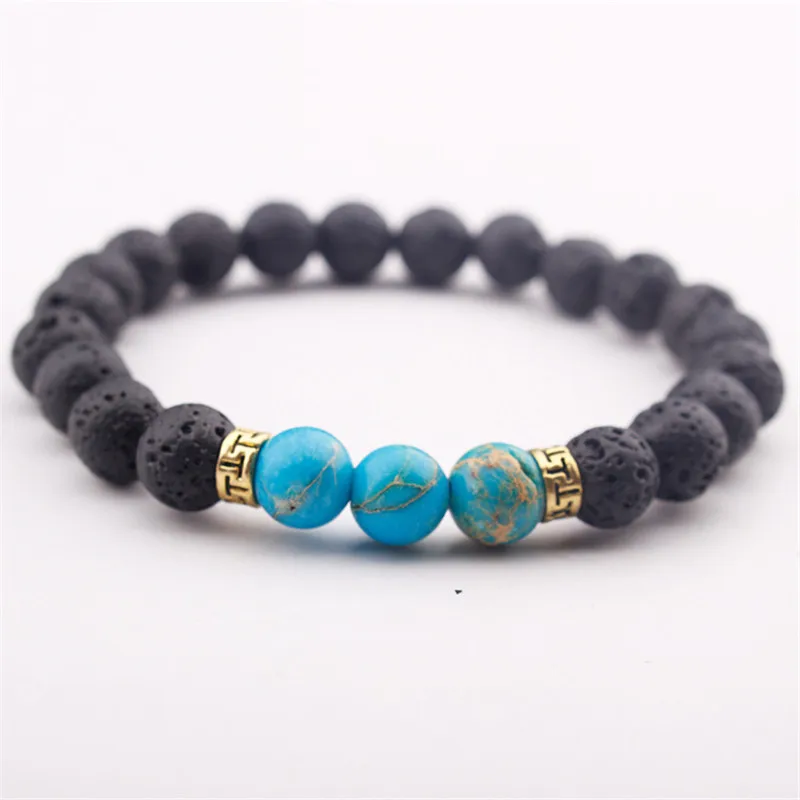Drop Shipping Hot Selling Wholesale Lava Stone Men Natural Stone Bead Bracelet Jewelry Women Gift Stretch Yoga Bead Bracelet
Drop Shipping Hot Selling Wholesale Lava Stone Men Natural Stone Bead Bracelet Jewelry Women Gift Stretch Yoga Bead Bracelet