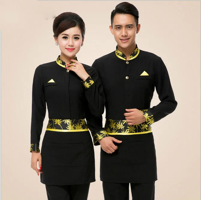 Hotel Restaurant Work Wear Long Sleeved Autumn Winter 3 Color Waiter Uniform for Men and Women
Hotel Restaurant Work Wear Long Sleeved Autumn Winter 3 Color Waiter Uniform for Men and Women