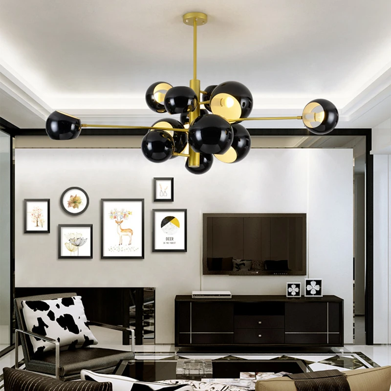 Nordic Modern 10 arm Pendant Light Creative LED hanging lamps black white for Coffee House Bedroom Suspension Hanging Ceiling
Nordic Modern 10 arm Pendant Light Creative LED hanging lamps black white for Coffee House Bedroom Suspension Hanging Ceiling