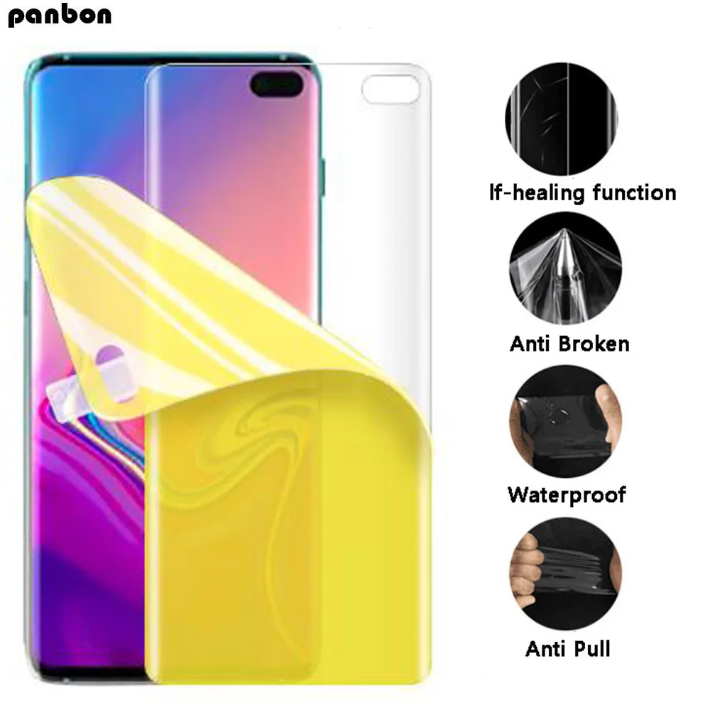 3D мягкая Гидрогелевая Передняя пленка для samsung galaxy S10 5G plus lite S9 S8 S6 S7 edge Plus защита