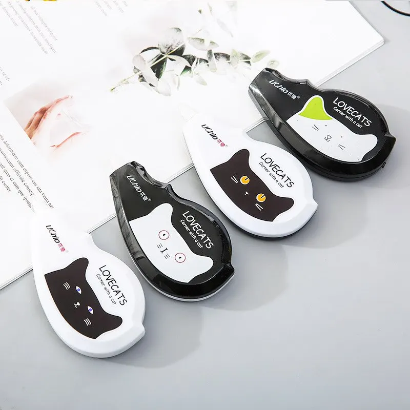 Kawaii Black Cat Kitten Correction Tape Cute Correcting Stationery Corrector Glue Tape White Out Student School Office Supplies
Kawaii Black Cat Kitten Correction Tape Cute Correcting Stationery Corrector Glue Tape White Out Student School Office Supplies