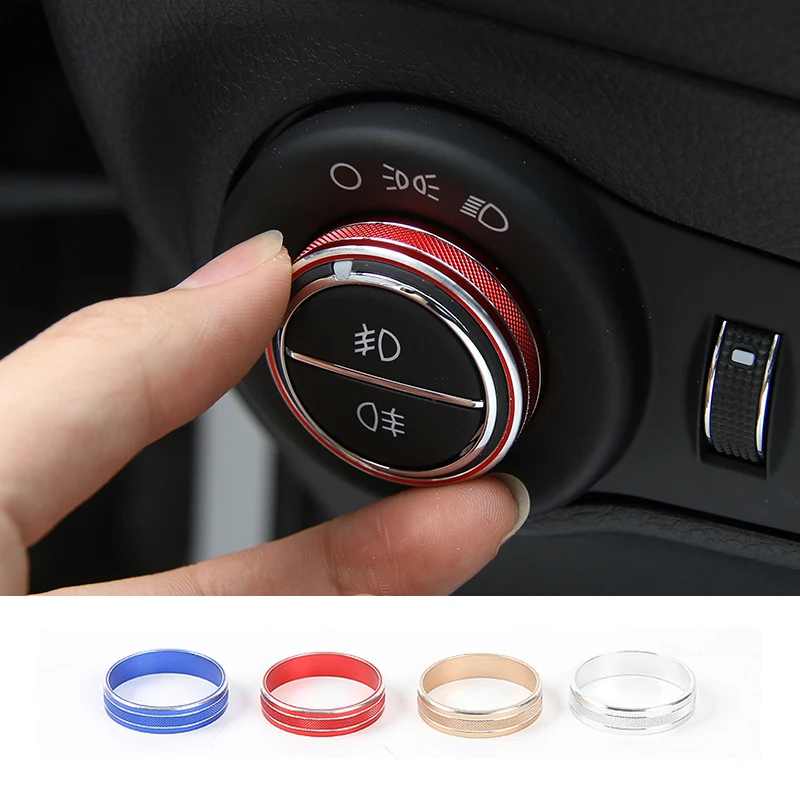 SHINEKA Car Styling Aluminum alloy Head Light Lamp Switch Button Decorative Cover Ring Trim Sticker Fit for Jeep Compass 2017
SHINEKA Car Styling Aluminum alloy Head Light Lamp Switch Button Decorative Cover Ring Trim Sticker Fit for Jeep Compass 2017