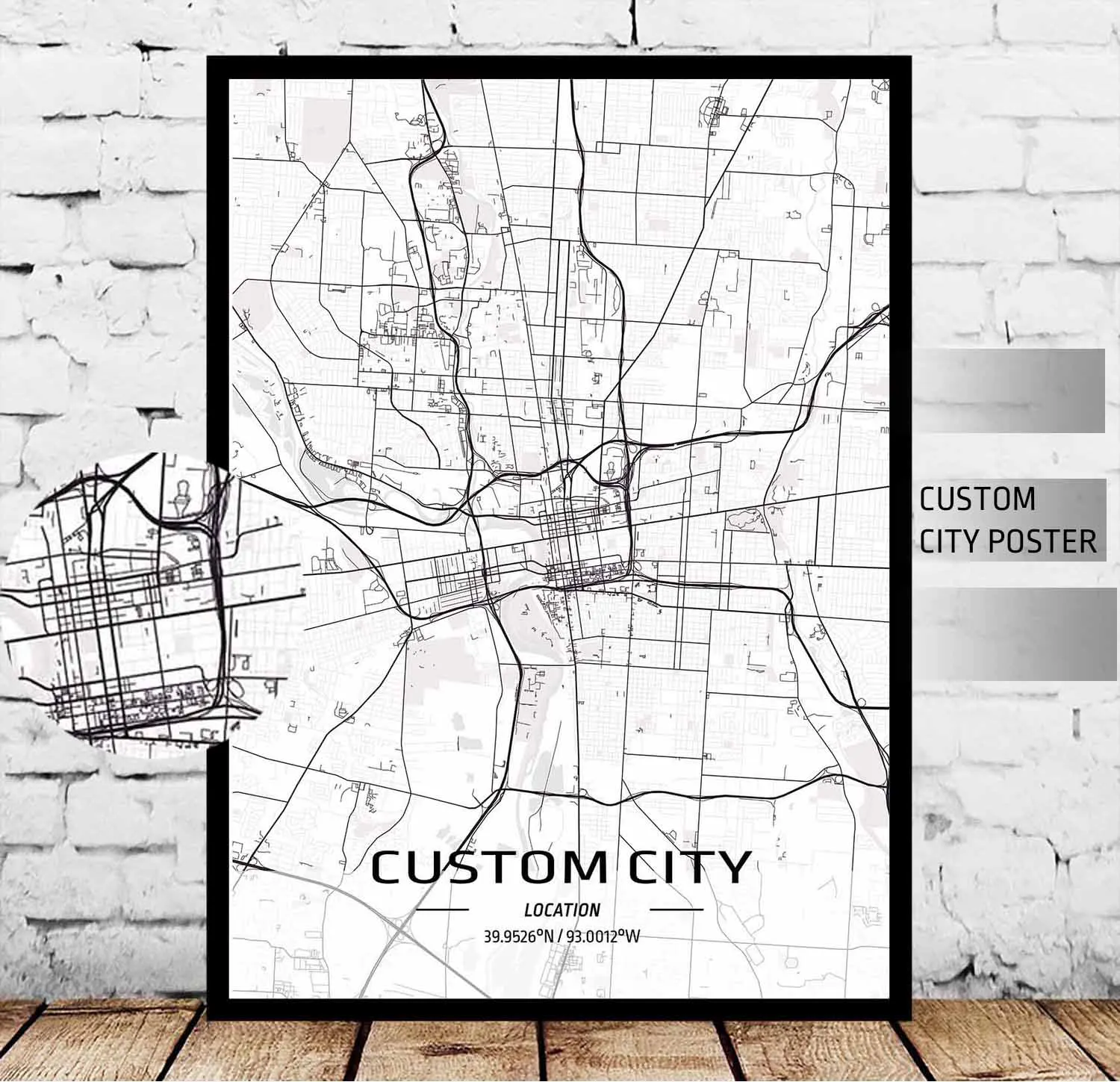 

Пользовательские карты города любой город персонализированные карты печати индивидуальные карты холст Художественная печать на холсте пл...