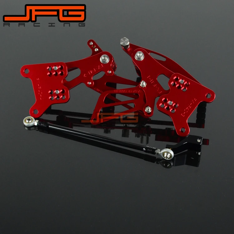 Motorcycle CNC Adjustable Foot Pegs Pedals Rest Rearset Footpegs For HONDA CBR600 F4I 2001-2006 2001 2002 2003 2004 2005 2006
Motorcycle CNC Adjustable Foot Pegs Pedals Rest Rearset Footpegs For HONDA CBR600 F4I 2001-2006 2001 2002 2003 2004 2005 2006