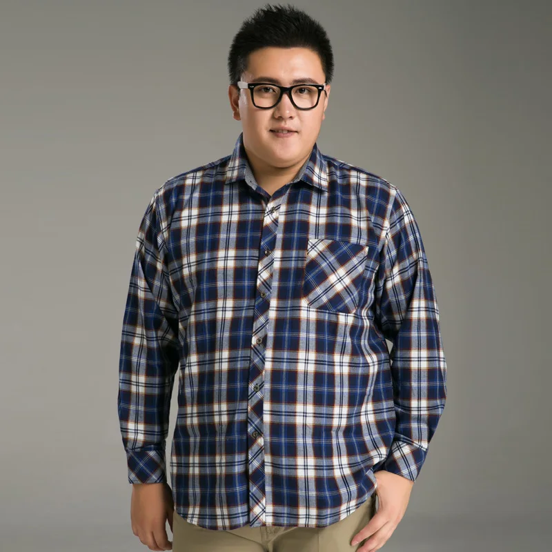 Camisa Xadrez Autumn Big Men Checkered Shirts Plus Large Size 7xl 8Xl long-sleeved Casual Plaid Shirt Men's Clothing Shirt
Camisa Xadrez Autumn Big Men Checkered Shirts Plus Large Size 7xl 8Xl long-sleeved Casual Plaid Shirt Men's Clothing Shirt