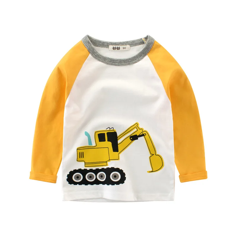 New Boys Cartoon T Shirts Long Sleeve Cotton Clothing Boys Excavator Printed Clothes Children Tees Kids T Shirts Baby Boy Tops
New Boys Cartoon T Shirts Long Sleeve Cotton Clothing Boys Excavator Printed Clothes Children Tees Kids T Shirts Baby Boy Tops