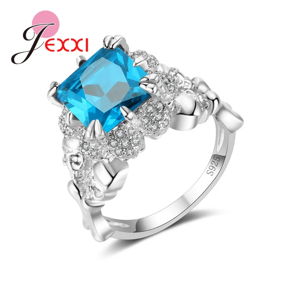 Retro Sky Blue Square Crystal Shining 925 Sterling Silver Party Rings For Women Girls Jewelry Gifts Fashion Zircon Ring
Retro Sky Blue Square Crystal Shining 925 Sterling Silver Party Rings For Women Girls Jewelry Gifts Fashion Zircon Ring