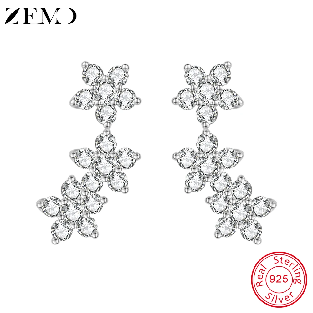 ZEMO 925 Silver Earrings Stud Women 2019 Trendy Earrings for Ladies Party 100% Silver Earrings for Girl's Party Ear Jewelry
ZEMO 925 Silver Earrings Stud Women 2019 Trendy Earrings for Ladies Party 100% Silver Earrings for Girl's Party Ear Jewelry