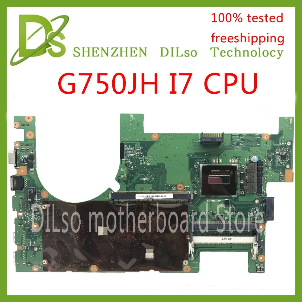 Материнская плата KEFU G750JH для ASUS G750JW G750JX G750J G750JM G750JS материнская ноутбука i7-4700HQ