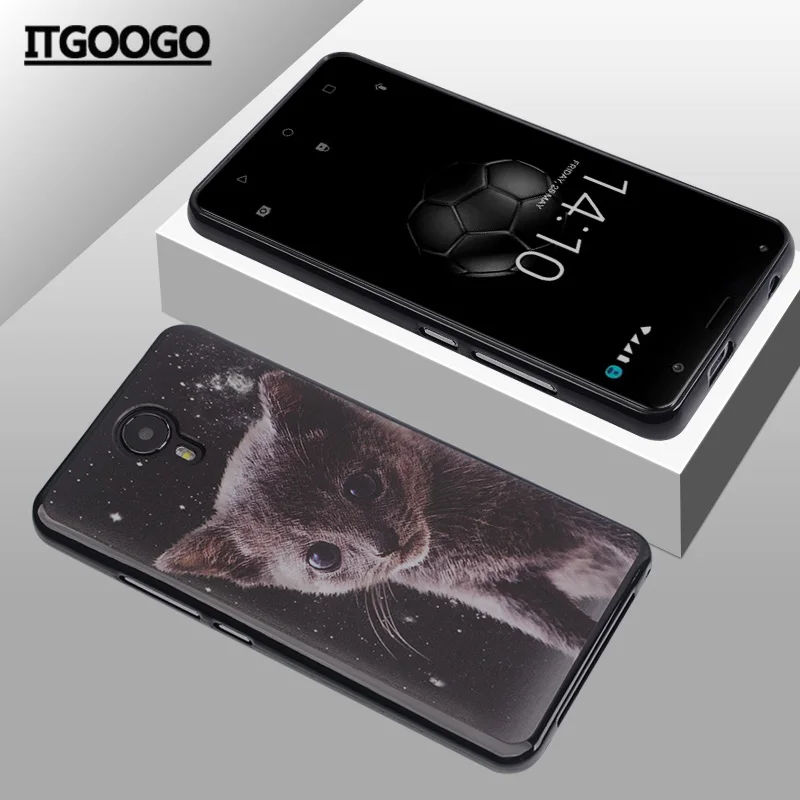 Мягкий силиконовый чехол для Prestigio Muze X5 LTE защитный из ТПУ телефона s PSP5518DUO |