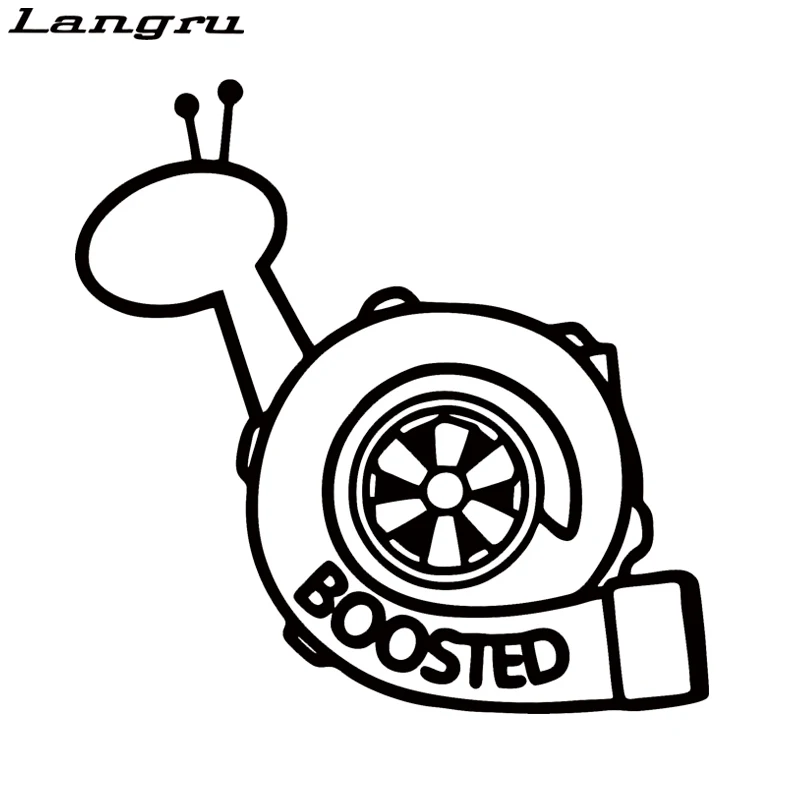 Langru горячая Распродажа увеличивающийся стикер улитки Виниловая наклейка улитка
