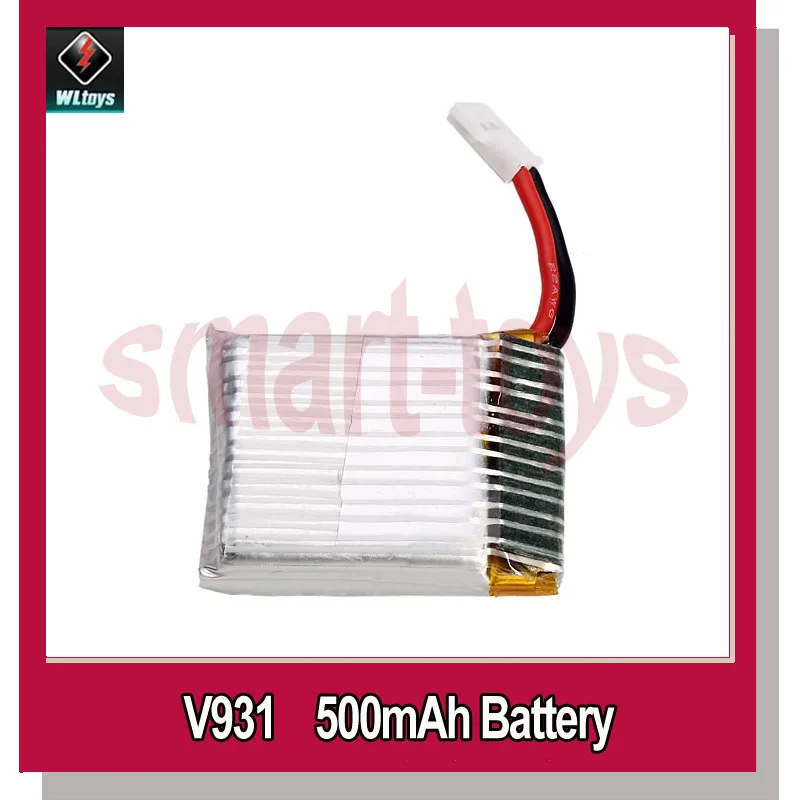V931 Charger with 6pcs 3.7V 500mAh battery for Wltoys V931 AS350 Helicopter Parts