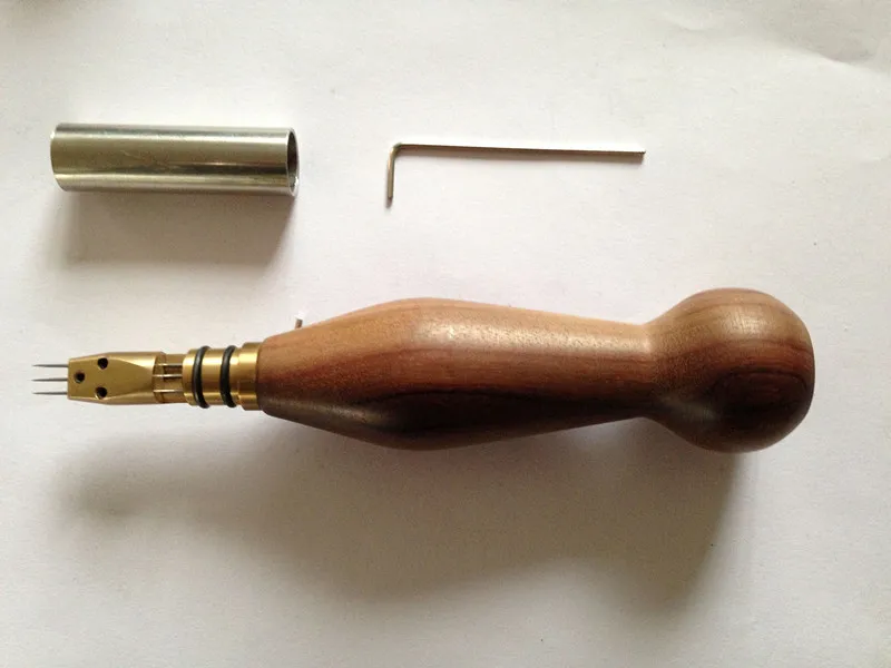 Piano tuning tool to check the piano parts The whole tool three row needle Red with wooden handle
Piano tuning tool to check the piano parts The whole tool three row needle Red with wooden handle