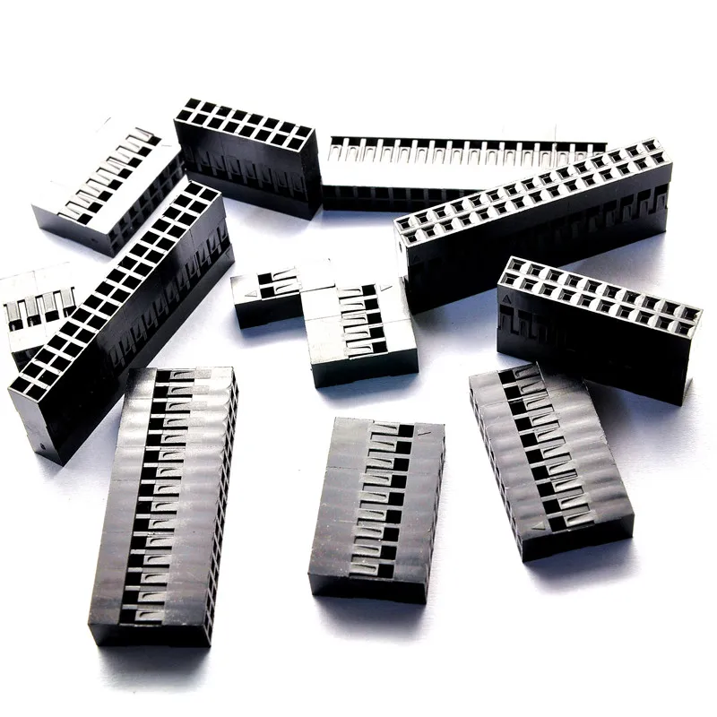 20pcs 2.54mm Dupont Connector Double Row Plastic Shell Plug 2x2P/3P/4P/5P/6P/7P/8P/9P/10P
20pcs 2.54mm Dupont Connector Double Row Plastic Shell Plug 2x2P/3P/4P/5P/6P/7P/8P/9P/10P