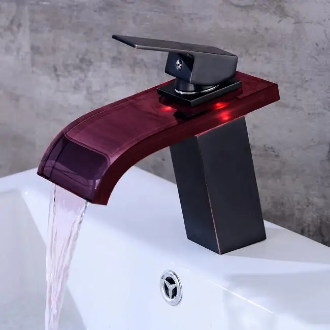 Bathroom Waterfall Faucet LED Faucet. Glass Waterfall Brass Basin Faucet. Bathroom Mixer Tap Deck Mounted Basin Sink Mixer Tap
Bathroom Waterfall Faucet LED Faucet. Glass Waterfall Brass Basin Faucet. Bathroom Mixer Tap Deck Mounted Basin Sink Mixer Tap