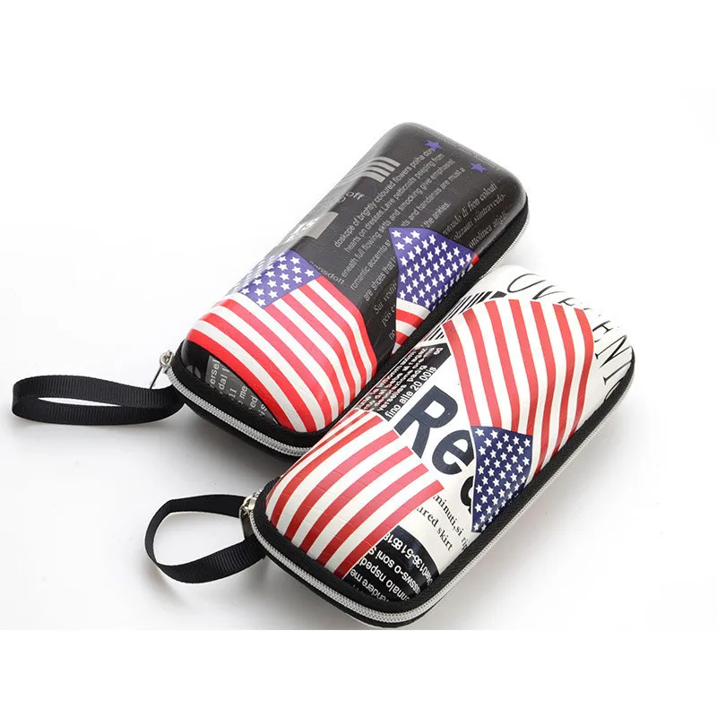 Cute Glasses Cases Print American Flag Optic Sunglasses Case Box Hard Brand New EVA Glasses Box For Optic Reading Glasses
Cute Glasses Cases Print American Flag Optic Sunglasses Case Box Hard Brand New EVA Glasses Box For Optic Reading Glasses