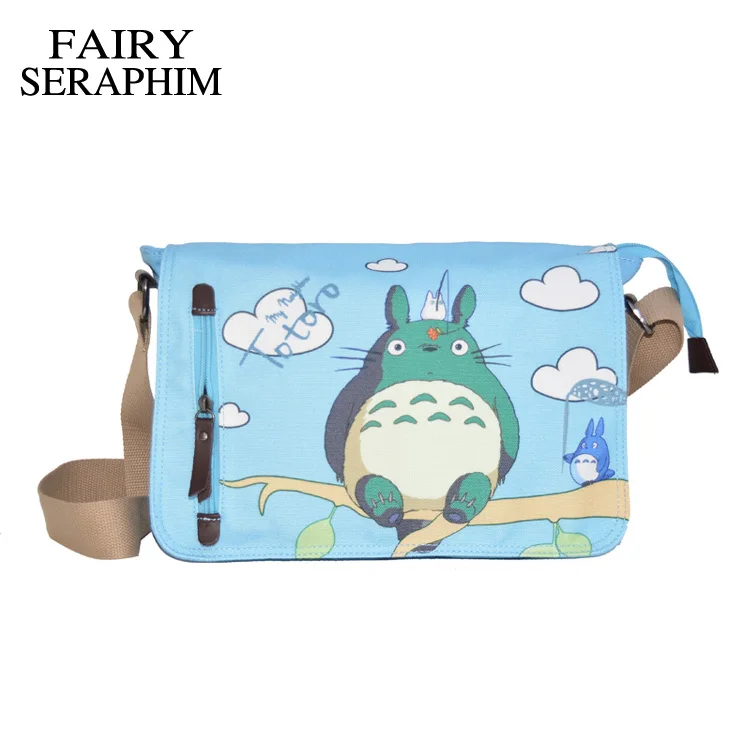 FAIRY SERAPHIM Anime My Neighbor Totoro Messenger Canvas Bag Shoulder Bag Cute Printing Blue Totoro Bag Teenagers Schoolbag
FAIRY SERAPHIM Anime My Neighbor Totoro Messenger Canvas Bag Shoulder Bag Cute Printing Blue Totoro Bag Teenagers Schoolbag