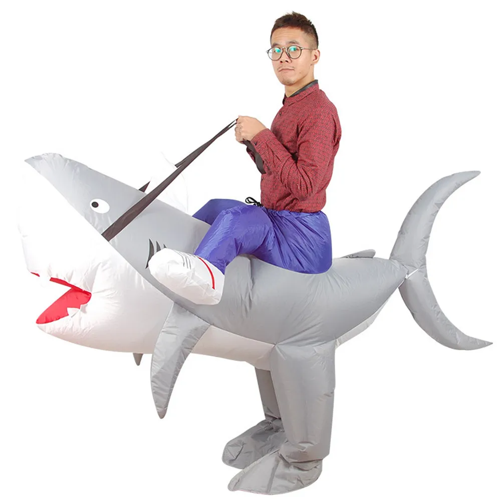 Anime New Inflatable Shark Costume Riding Shark Costumes for Adult Inflatable Halloween mascot costume
Anime New Inflatable Shark Costume Riding Shark Costumes for Adult Inflatable Halloween mascot costume