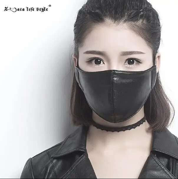 Men Women's windproof waterproof mask lady's PM 2.5 breathable cotton lining PU leather mouth-muffle R782
Men Women's windproof waterproof mask lady's PM 2.5 breathable cotton lining PU leather mouth-muffle R782