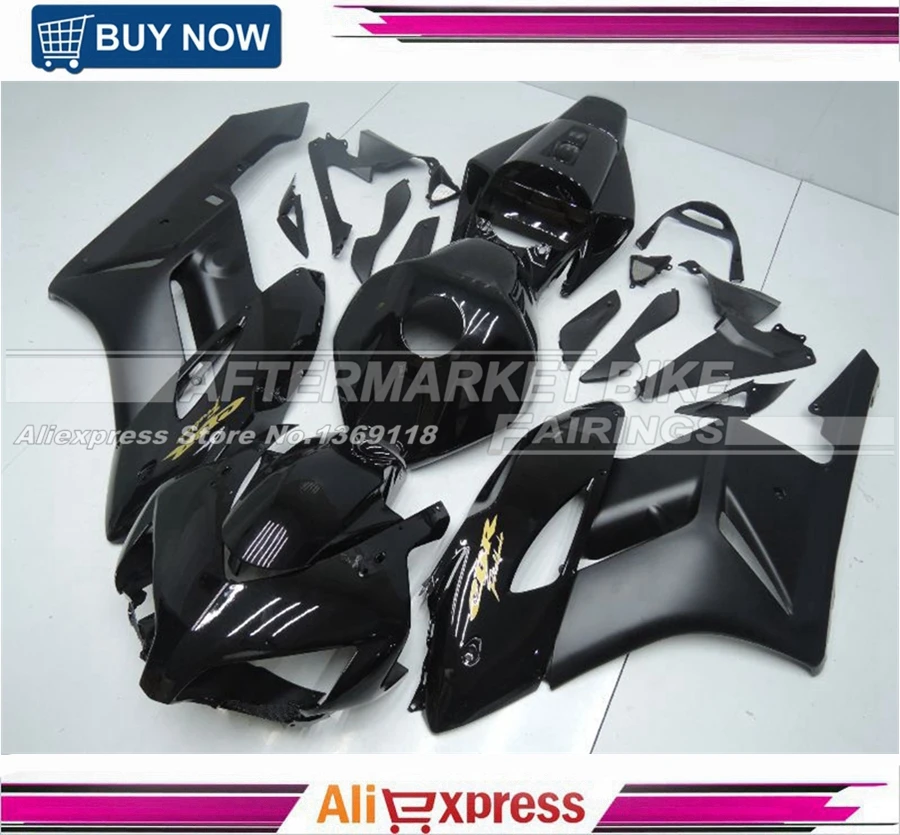 OEM Fitment MATT-BLACK Fairing Kits For Honda CBR1000RR 04 05 ABS Bodyworks With Gold CBR Stickers
OEM Fitment MATT-BLACK Fairing Kits For Honda CBR1000RR 04 05 ABS Bodyworks With Gold CBR Stickers