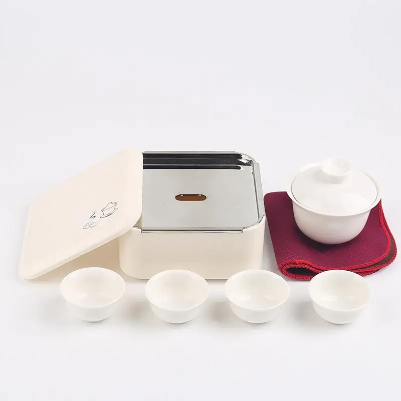 Portable Chinese Kung Fu Tea Set Gaiwan Ceramics TeaSet With Tray Teapot TeaCups Gaiwan Traveller Teaware Teteras Portatil
Portable Chinese Kung Fu Tea Set Gaiwan Ceramics TeaSet With Tray Teapot TeaCups Gaiwan Traveller Teaware Teteras Portatil