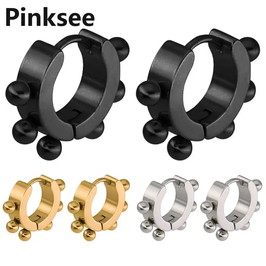 1PC Ball Ear Hoop Body Jewelry Punk Ear Cartilage Tragus Barbell Bar Earrings 316L Surgical Steel Ear Clip Piercings
1PC Ball Ear Hoop Body Jewelry Punk Ear Cartilage Tragus Barbell Bar Earrings 316L Surgical Steel Ear Clip Piercings