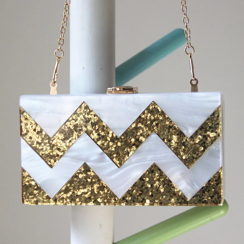 Fashion design style stitching wave acrylic party purse clutch bag ladies shoulder bag chain handbag mini pouch
Fashion design style stitching wave acrylic party purse clutch bag ladies shoulder bag chain handbag mini pouch