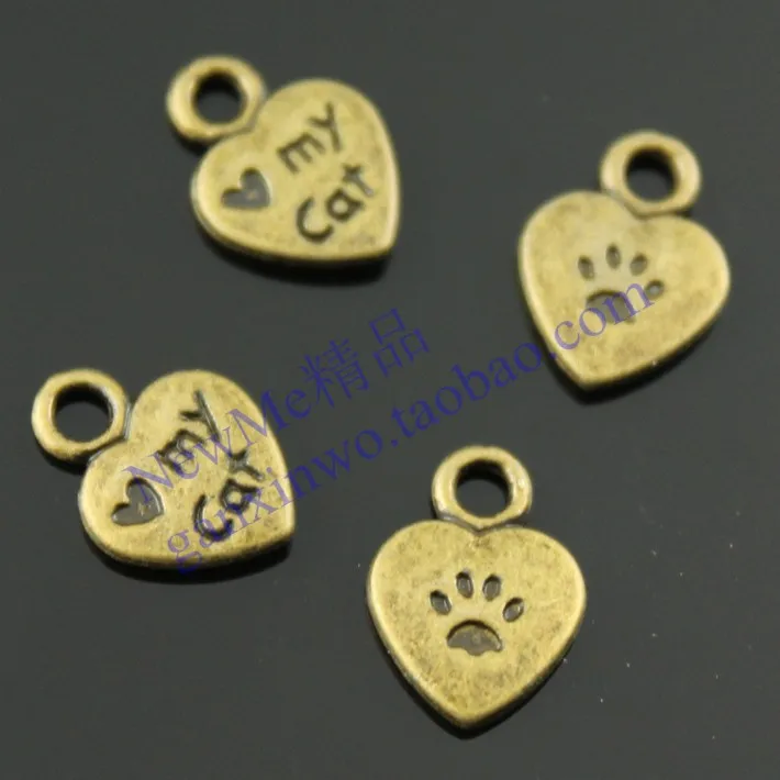 Бесплатная доставка 50 шт. 13*9 мм DIY старинная бронзовая лапа I love my cat Кулон аксессуары
Бесплатная доставка 50 шт. 13*9 мм DIY старинная бронзовая лапа I love my cat Кулон аксессуары