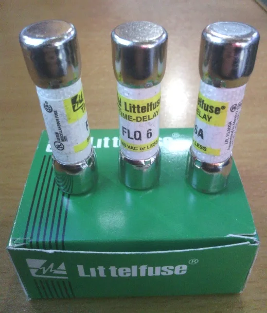 5 шт. FLQ 6/10A Littelfuse America Netlon 10*38 предохранитель с задержкой/предохранителем 0.6A500V
5 шт. FLQ 6/10A Littelfuse America Netlon 10*38 предохранитель с задержкой/предохранителем 0.6A500V