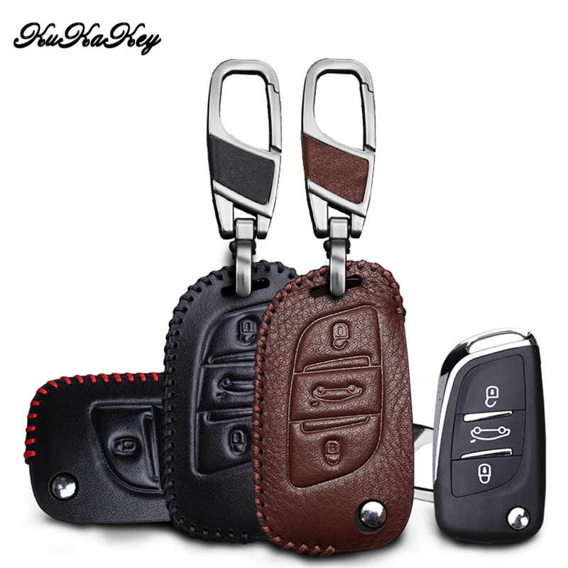 KUKAKEY Leather Car Key Case Cover For Citroen C2 C3 C4 C5 C4l Xsara Picasso Berlingo Holder Car Protection Shell Accessories
KUKAKEY Leather Car Key Case Cover For Citroen C2 C3 C4 C5 C4l Xsara Picasso Berlingo Holder Car Protection Shell Accessories