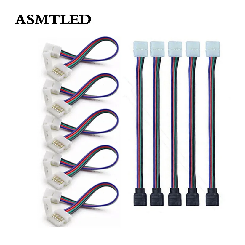 5pcs/lot 4 Pin RGB LED Strip Connector Wire Female Cable Free Welding Extension Connector for RGB Non-Waterproof LED Tape Light
5pcs/lot 4 Pin RGB LED Strip Connector Wire Female Cable Free Welding Extension Connector for RGB Non-Waterproof LED Tape Light