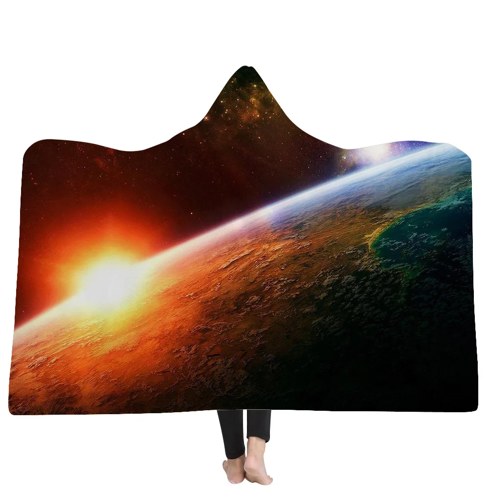 40 Styles Solar System Nine Planets 3D Printed Plush Hooded Blanket for Beds Warm Wearable Soft Fleece Throw Blankets
40 Styles Solar System Nine Planets 3D Printed Plush Hooded Blanket for Beds Warm Wearable Soft Fleece Throw Blankets